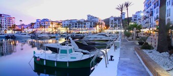 Villa in a beautiful country-garden, seaviews. Heated private pool, A/Cs, WiFi.