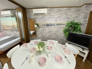 Premium-Apartment, 3 Schlafzimmer (3C) | Wohnbereich