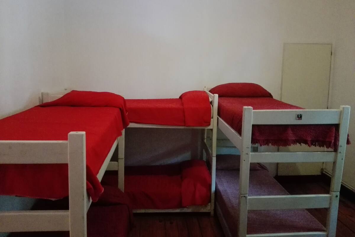 Blackout curtains, free WiFi, bed sheets