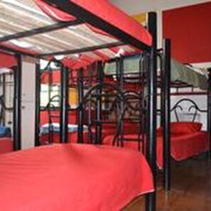 Blackout curtains, free WiFi, bed sheets
