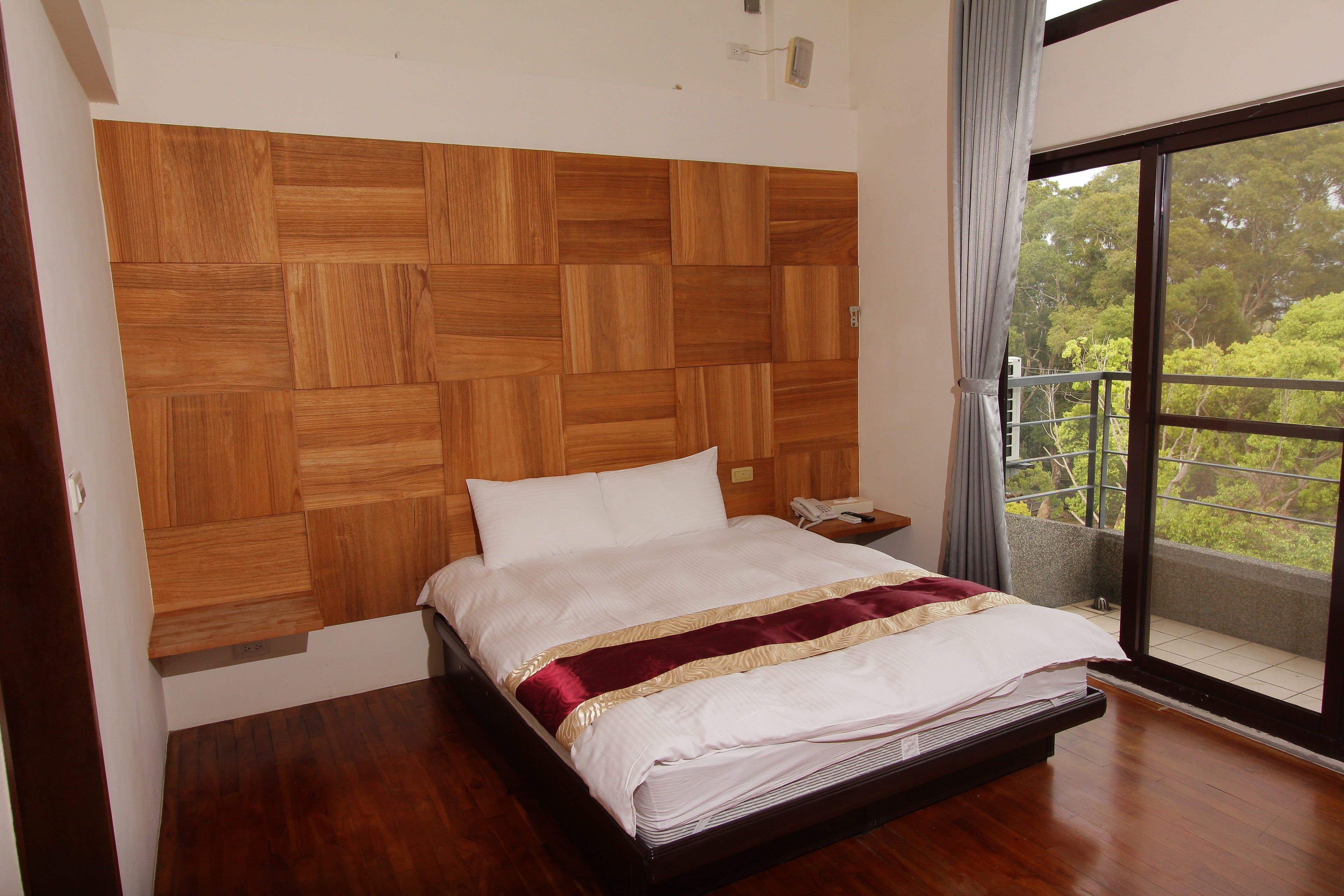 premium bedding, desk, blackout curtains, free wifi