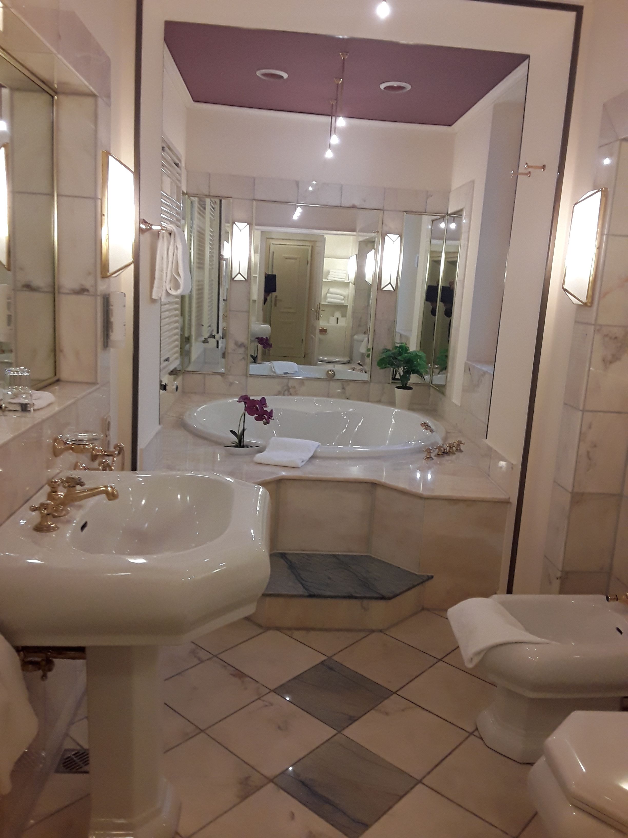 comfort quadruple room, multiple beds, non smoking, bathtub | bathroom | hair dryer, bathrobes, slippers, towels