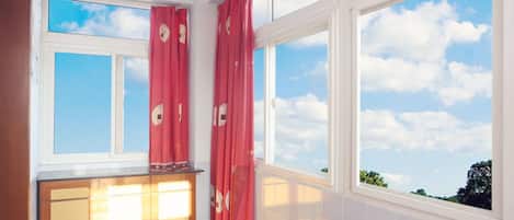 Quadruple Room (Shared Bathroom ) | Blackout drapes, free WiFi, bed sheets