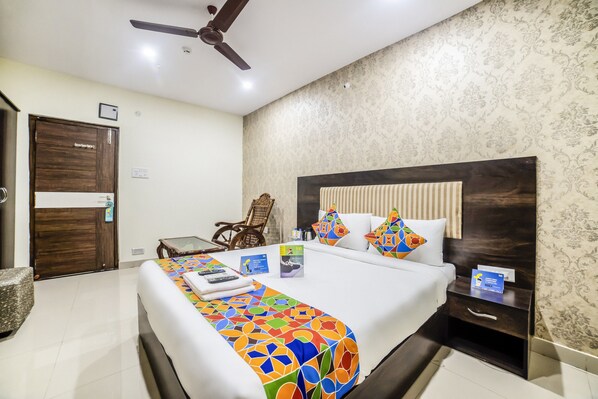 Premium bedding, pillow-top beds, in-room safe, free WiFi