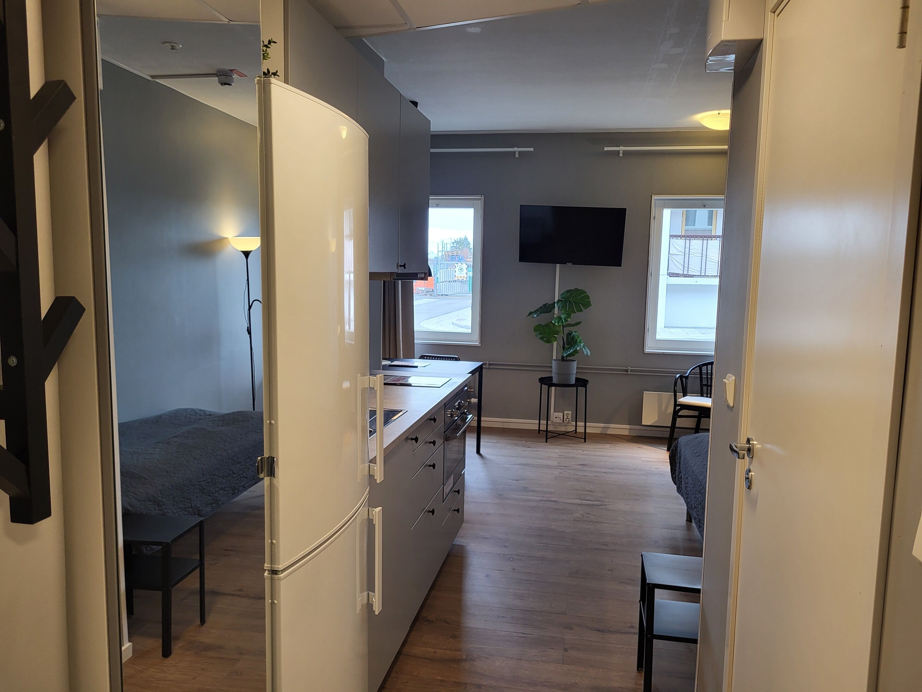 公寓 (1 Bed) | 遮光窗帘、熨斗/熨衣板、免费 WiFi、床单