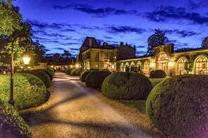 Front of property – evening/night