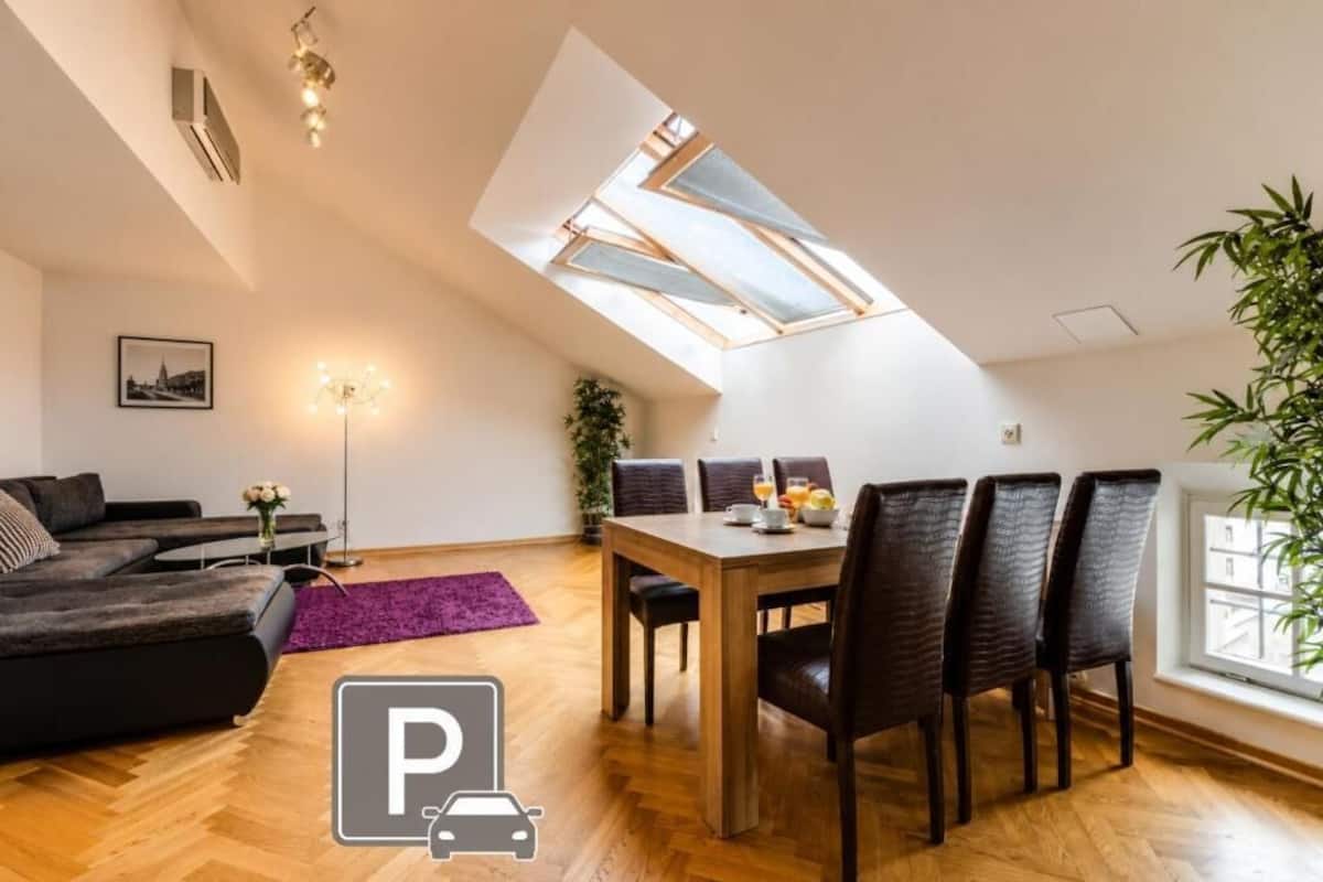 Deluxe Apartment, 3 Bedrooms | Living area | Flat-screen TV