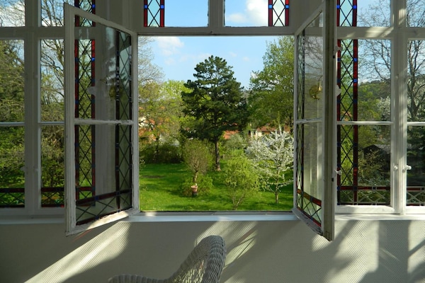 Uitzicht vanuit accommodatie