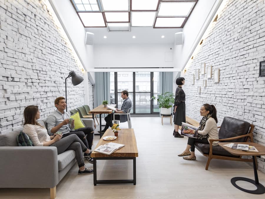 Sitzecke in der Lobby