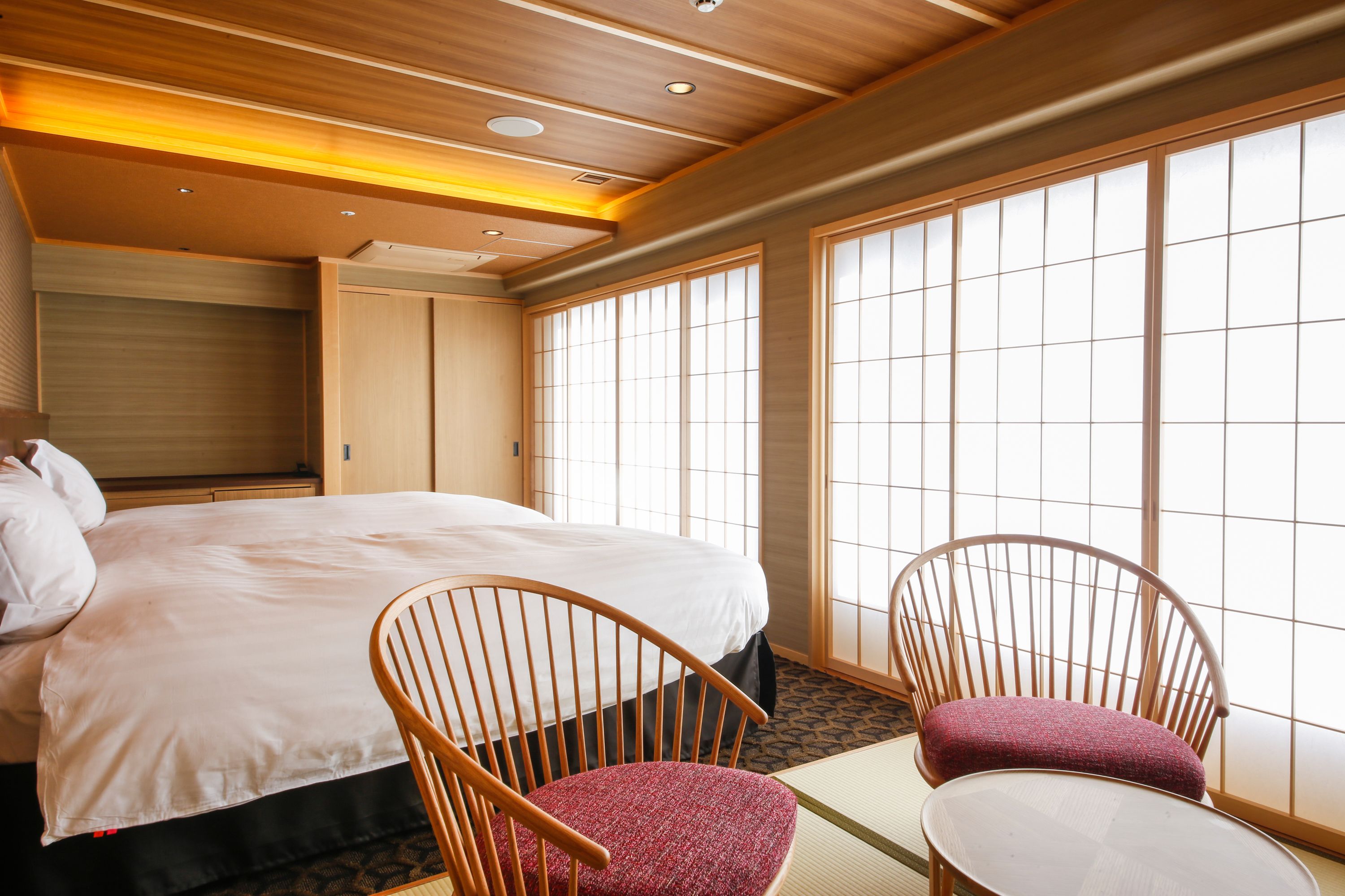 "miyasumi" comfort deluxe twin room | down duvets, in-room safe, free wifi, bed sheets