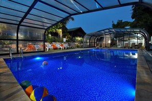 Indoor pool, outdoor pool - bustan bakfar (Merom HaGalil)