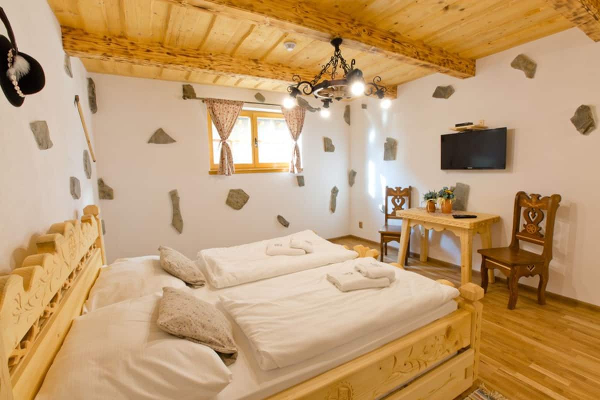 Standaard tweepersoonskamer | Select Comfort-bedden, een kluis op de kamer, verduisterende gordijnen