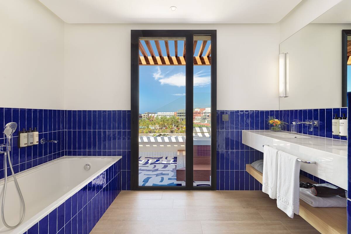 suite (privilege) | bathroom | shower, rainfall showerhead, free toiletries, hair dryer