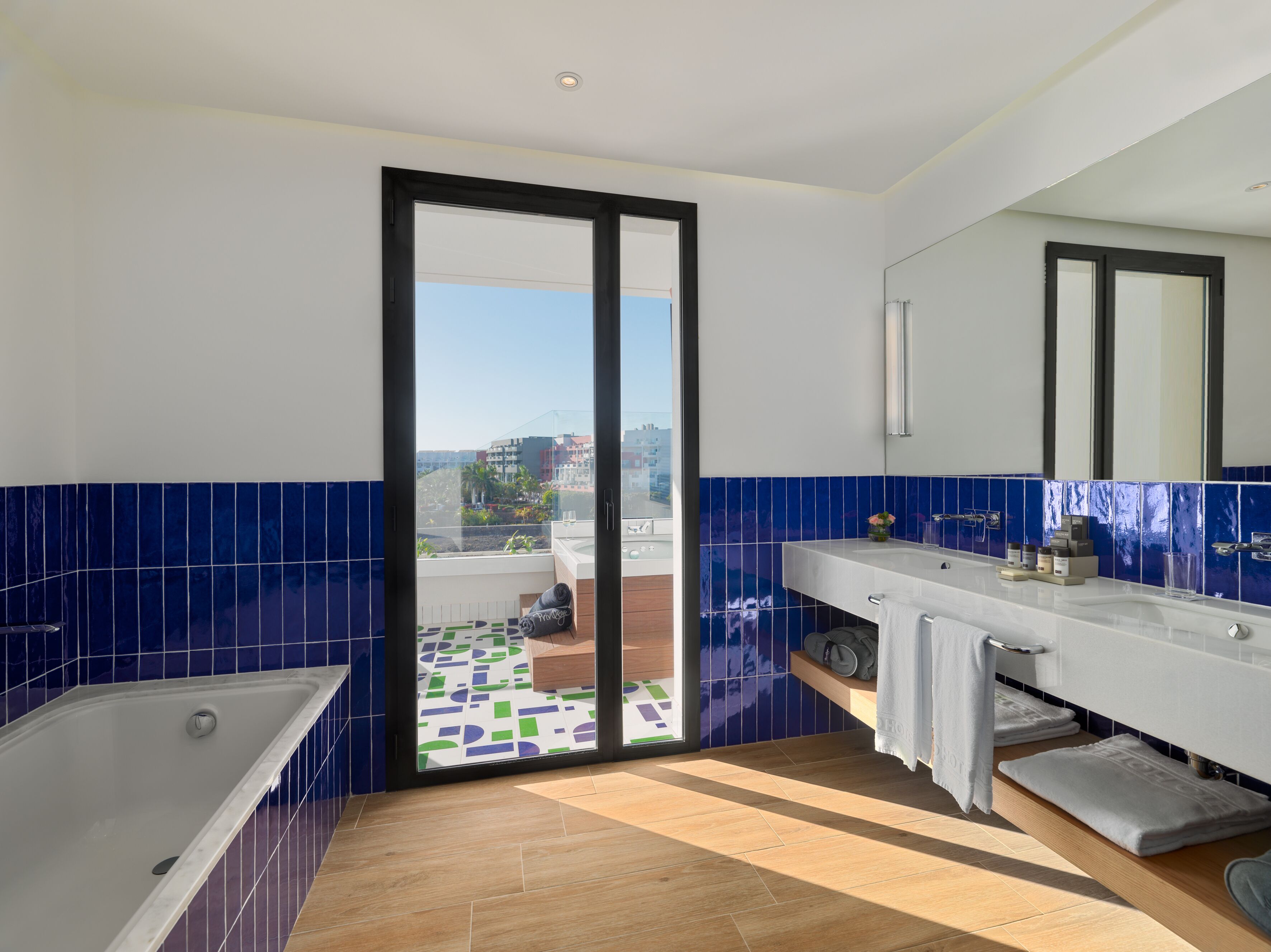 suite (privilege) | bathroom | shower, rainfall showerhead, free toiletries, hair dryer
