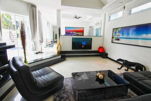 Smart TV, chimenea, Netflix, servicios de streaming