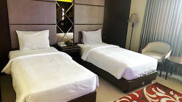 Kamar Twin Superior | Brankas, Wi-Fi gratis, dan seprai linen