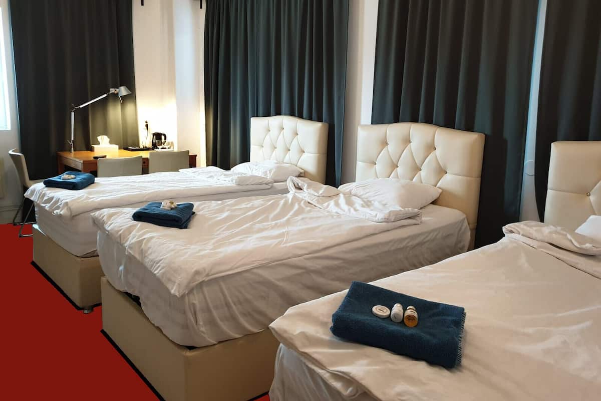 Chambres insonorisées, fer et planche à repasser, Wi-Fi gratuit