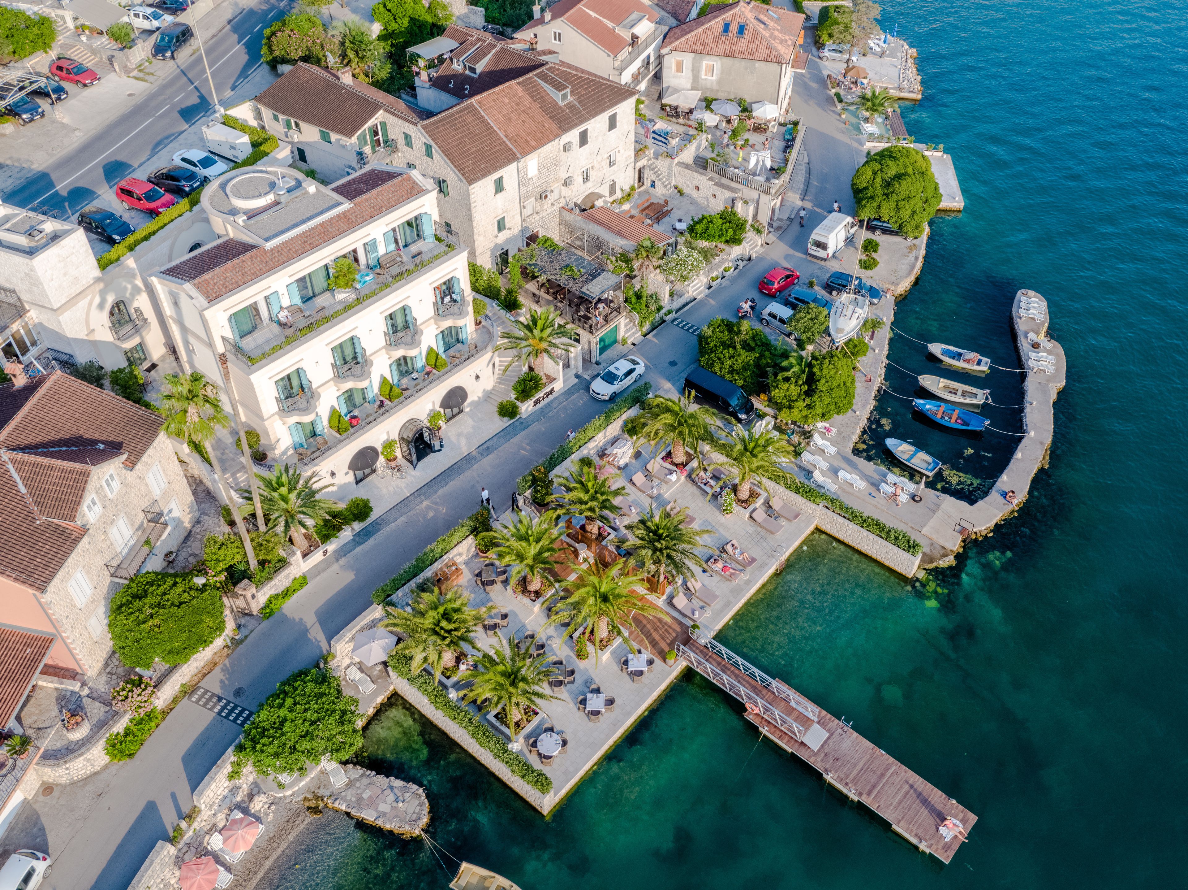 private beach, sun-loungers, beach umbrellas, beach towels