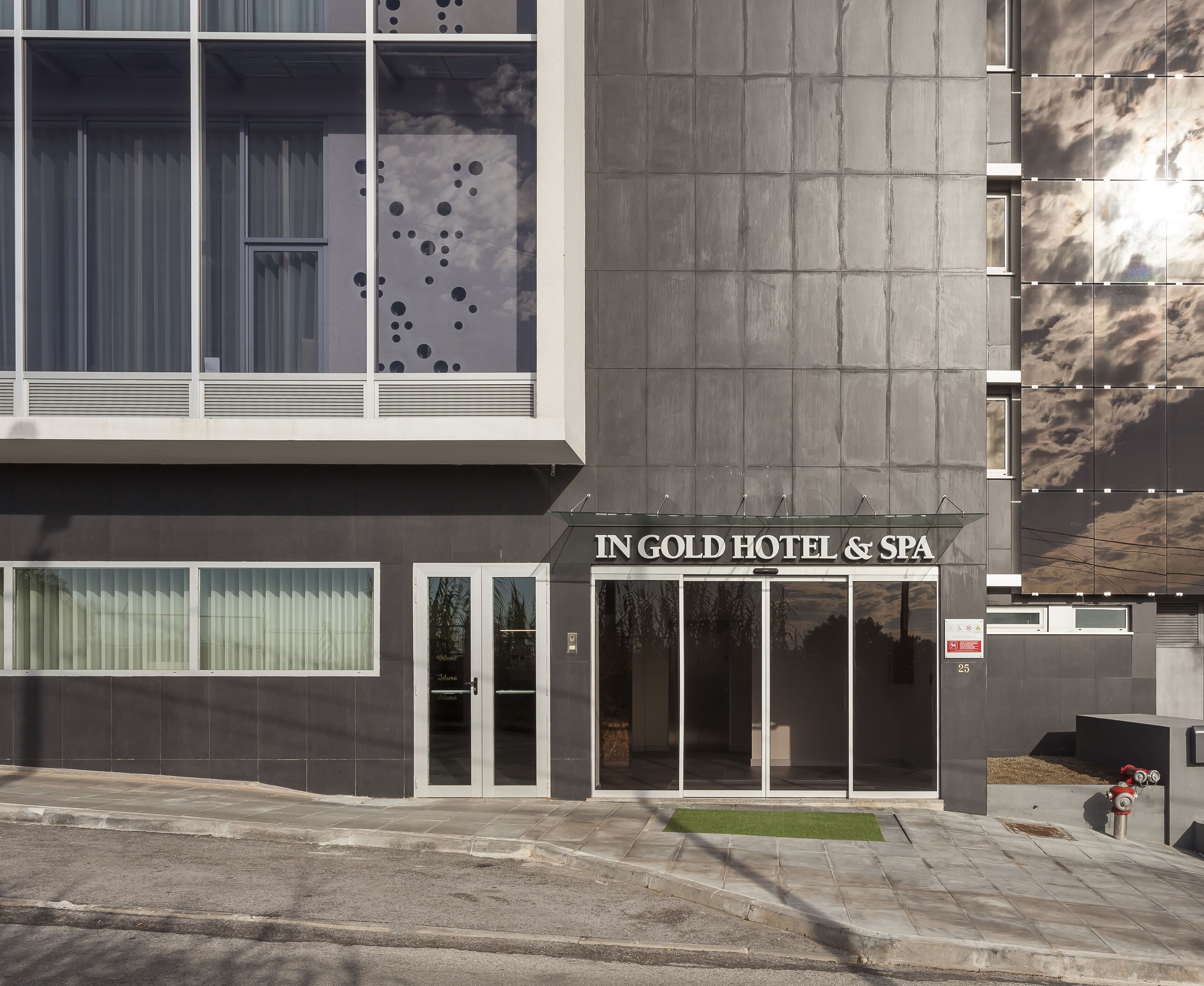 front of property – evening/night