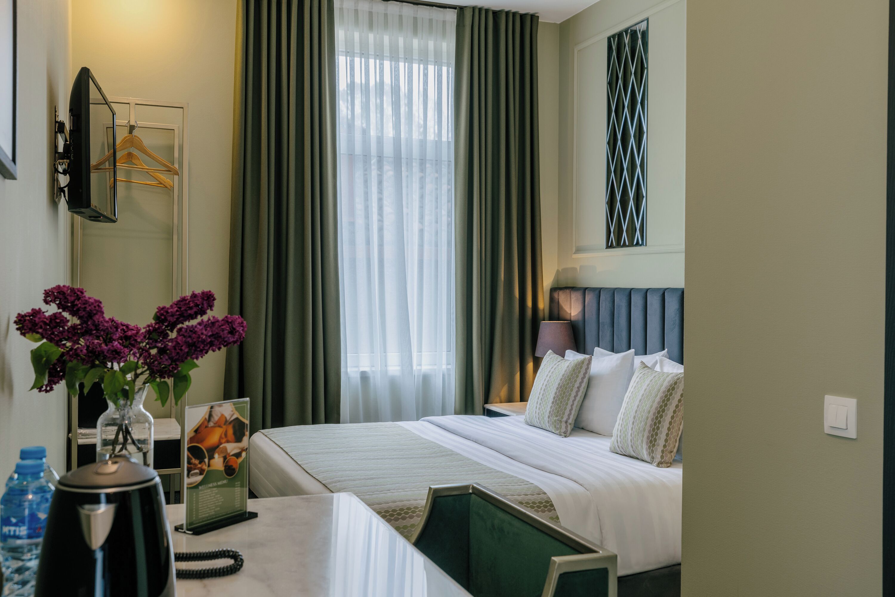 Deluxe Room, 1 King Bed, Balcony | In-room safe, desk, laptop workspace, iron/ironing board