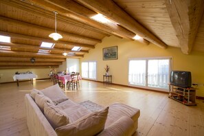 TV, fireplace, books - Agriturismo da Rosi - villa with pool, Casa Sofia (codevigo)