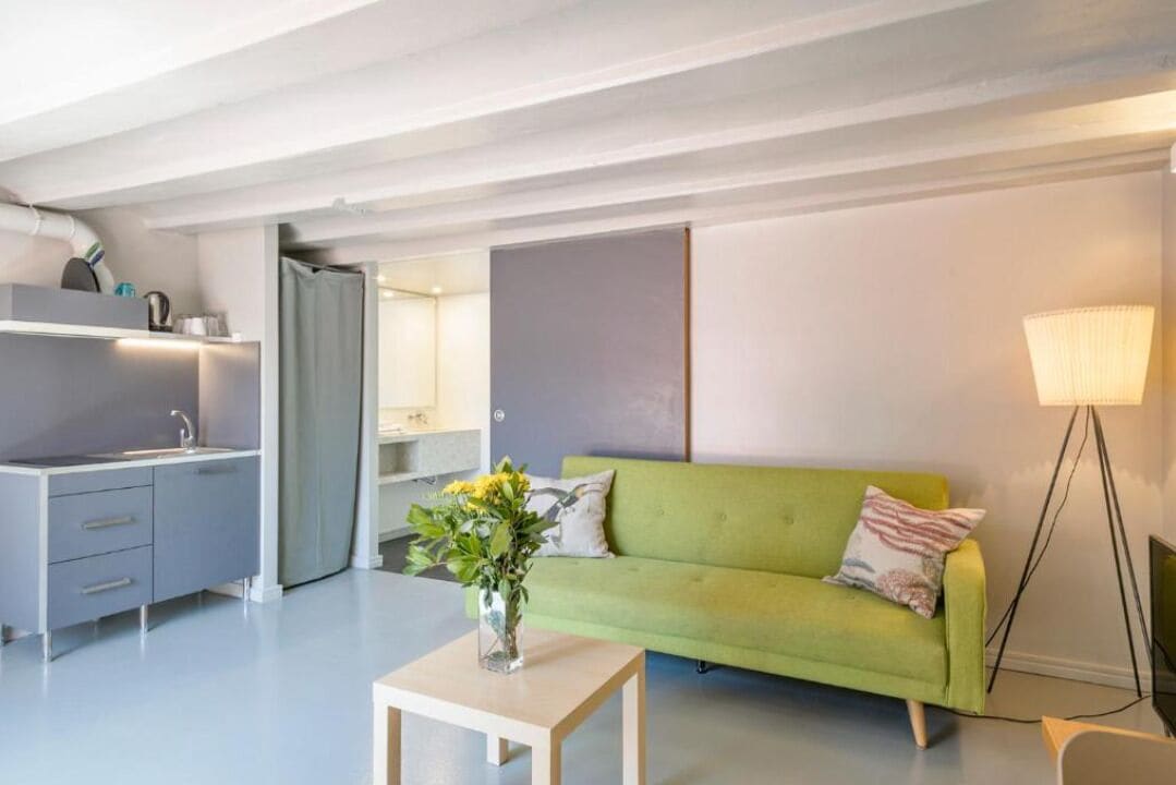 公寓, 1 间卧室, 阳台 | 熨斗/熨板、免费 WiFi、床单