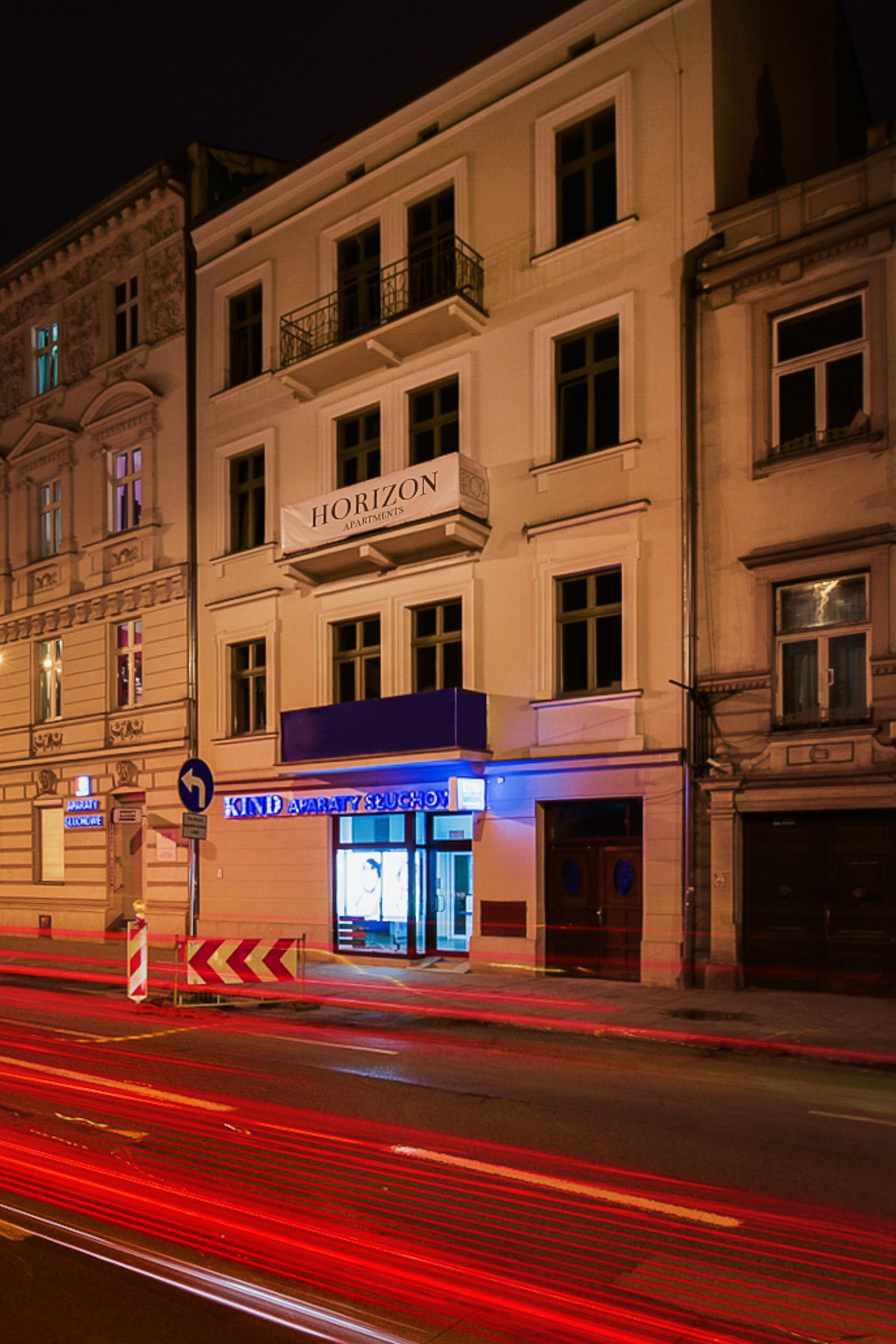 front of property – evening/night