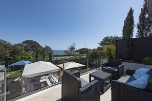 Chambre familiale, vue sur la mer (Parel) | Vue sur la plage ou lâocĂ©an
