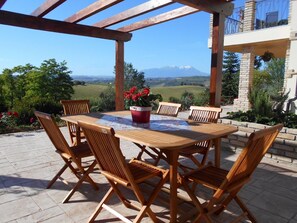 Outdoor dining - I Tre Laghi Sant' Agnese - Rustic with pool, aircon (Pescara)