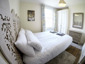 Blackout curtains, iron/ironing board, free WiFi, bed sheets