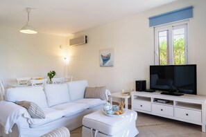 Smart TV, DVD player, books