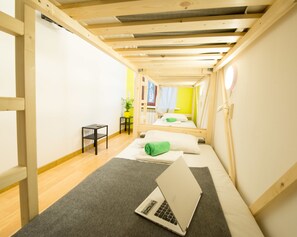 宿舍 (Bed in 4-Bed Dormitory) | 隔音、免费 WiFi