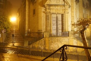 Vue sur la ville depuis l’hébergement