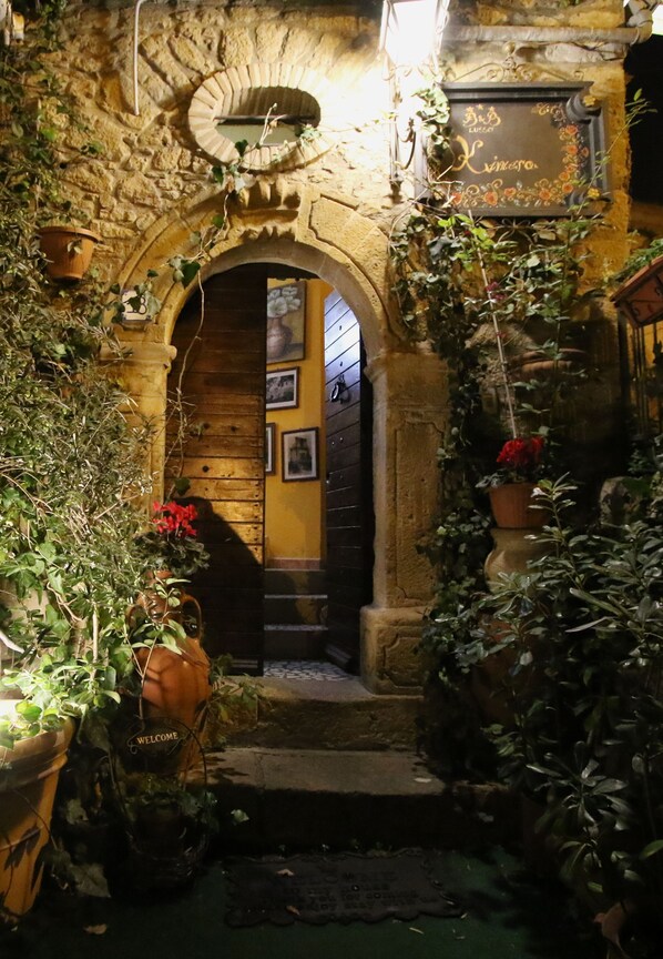 Entrée de l’hébergement