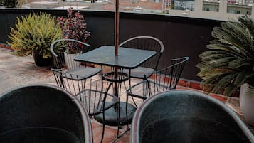 Suite - badekar (Copper) | Balkon