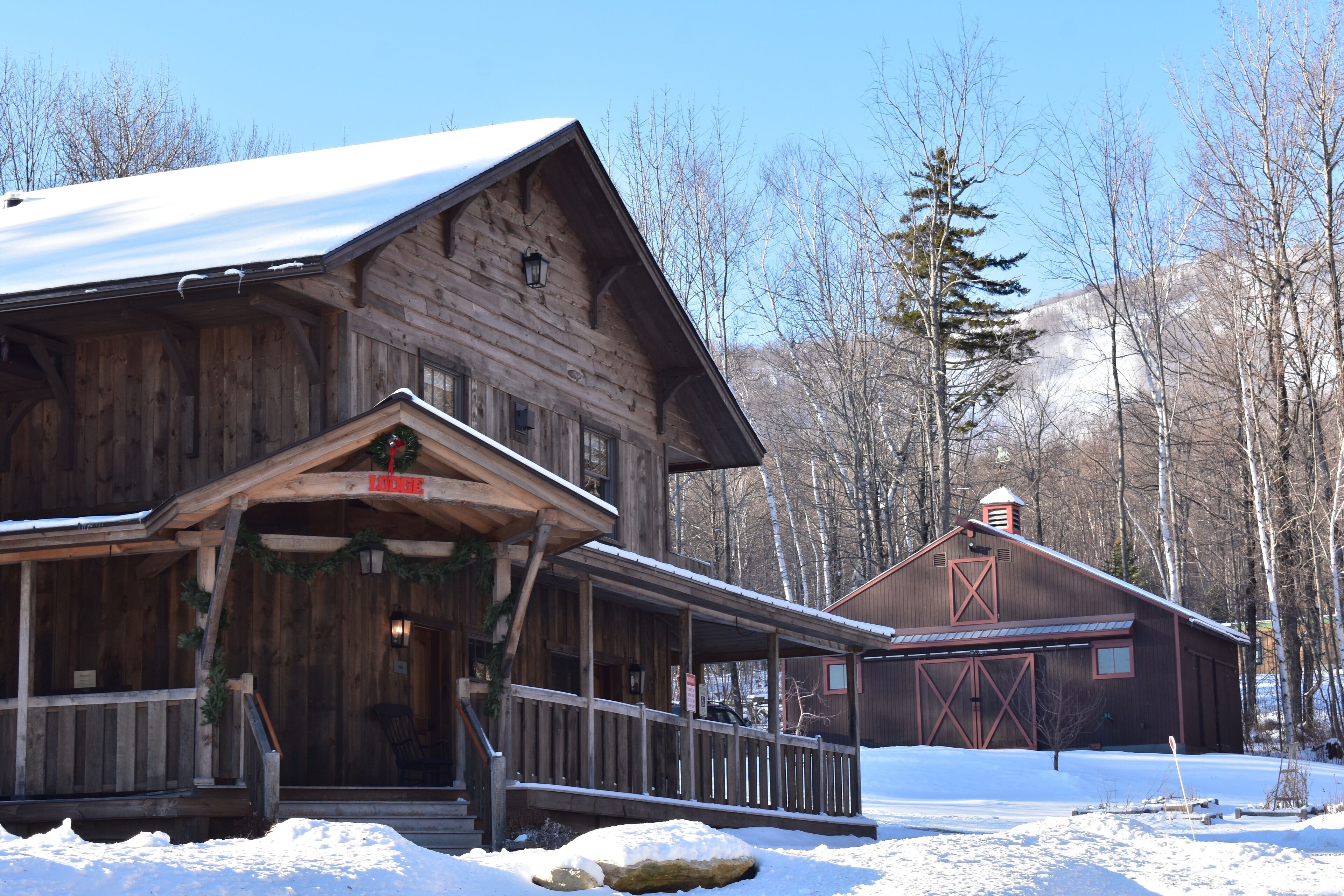 Façana frontal de l'allotjament