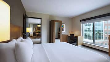 Room, 1 King Bed (View) | In-room safe, individually furnished, desk, blackout curtains
