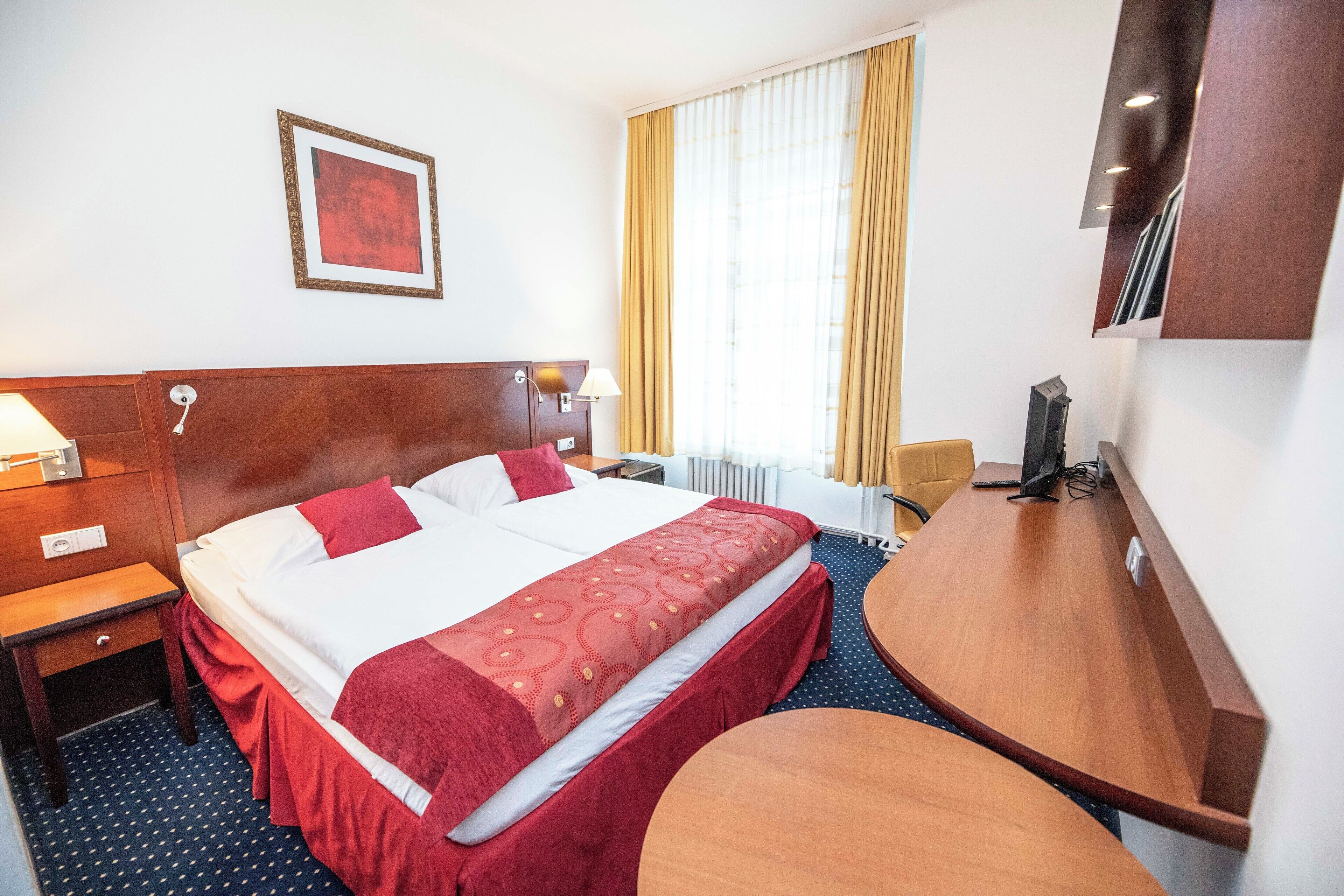 Standard Double Room | In-room safe, blackout curtains, free WiFi, bed sheets