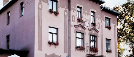 Façade de l’hébergement