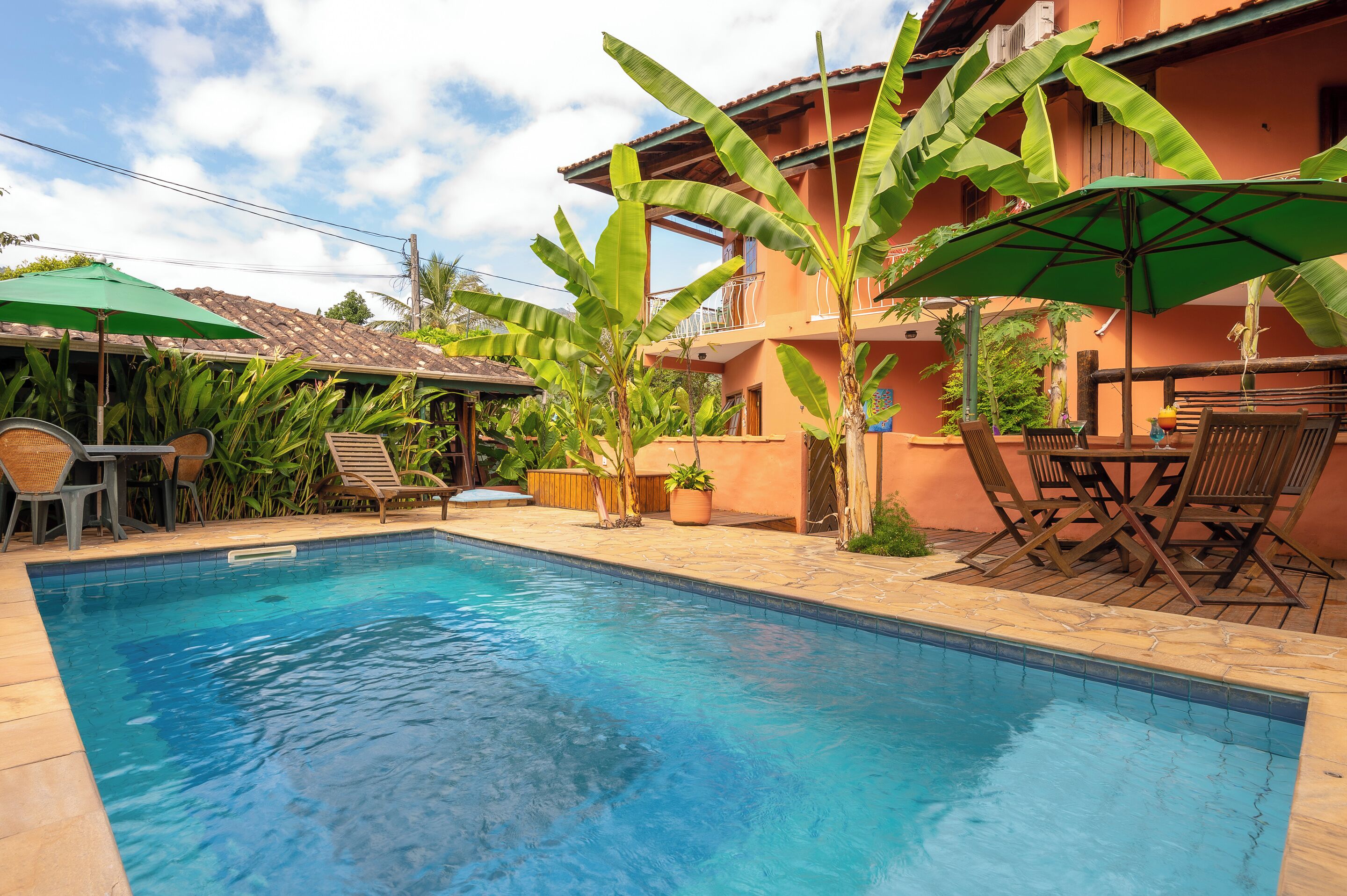 Outdoor pool, open 9:00 AM to 9:00 PM, sun loungers