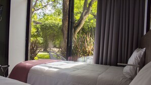 Habitación familiar, 2 habitaciones, con acceso para personas discapacitadas, vista al jardín