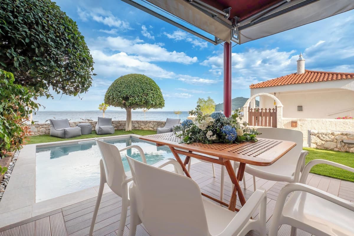 Villa, uitzicht op zee (Anastasia) | Terras