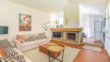 TV, fireplace, DVD player, ping pong