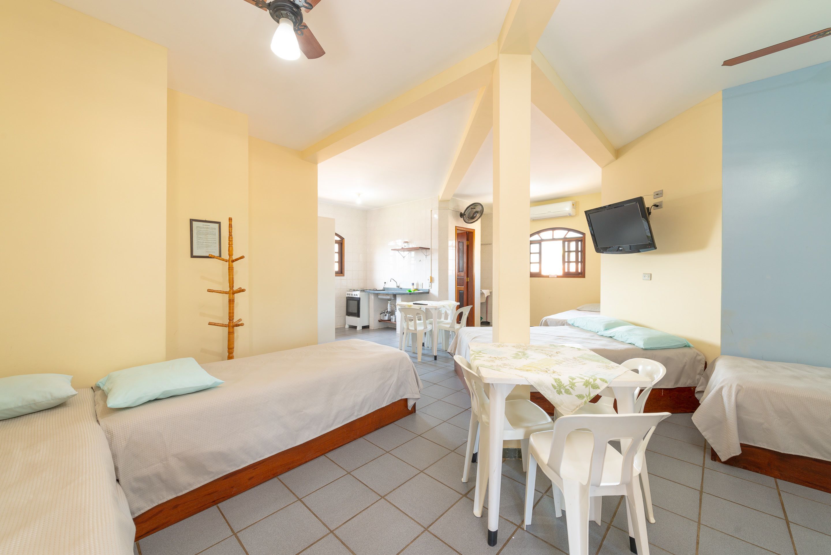 quarto septuplo (ar condicionado) | desk, free wifi