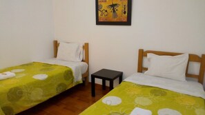 Twin Room, Shared Bathroom | Free WiFi, bed sheets