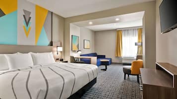 Habitación ejecutiva, 1 cama King size, para no fumadores | Camas con pillow-top, escritorio y insonorización