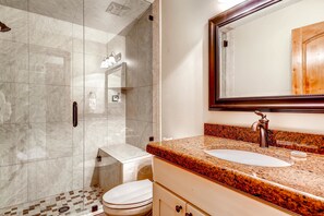 Lejlighed - 1 soveværelse - boblebad - bjergudsigt (Woodside) | Badeværelse