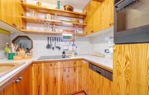 Kühlschrank, Mikrowelle, Herdplatte, Geschirrspüler