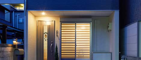 Front of property – evening/night
