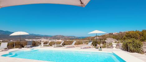 Udendørs pool, opvarmet pool